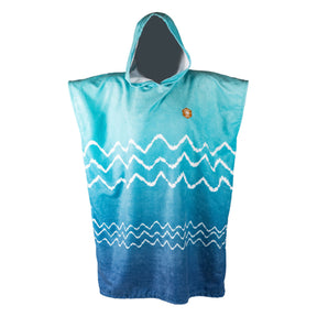 Radar Change Poncho in Blue Tropic