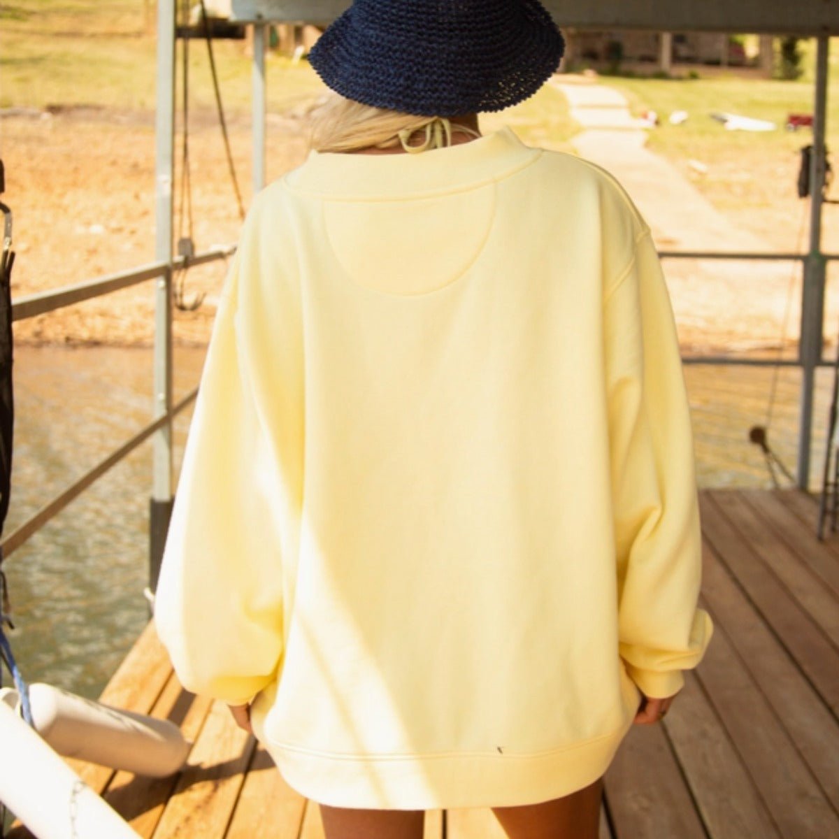 Charlie Southern Meet Me At The Lake Mockneck in Yellow - BoardCo