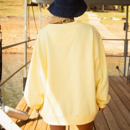 Charlie Southern Meet Me At The Lake Mockneck in Yellow - BoardCo