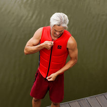 Follow Corp Men's Comp Wake Vest in Red/Grey