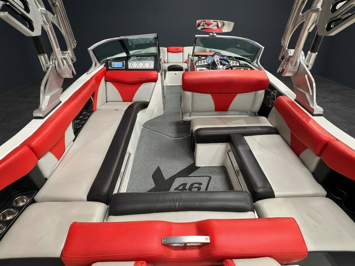 2016 Mastercraft X46 - Red Metal Flake / Black