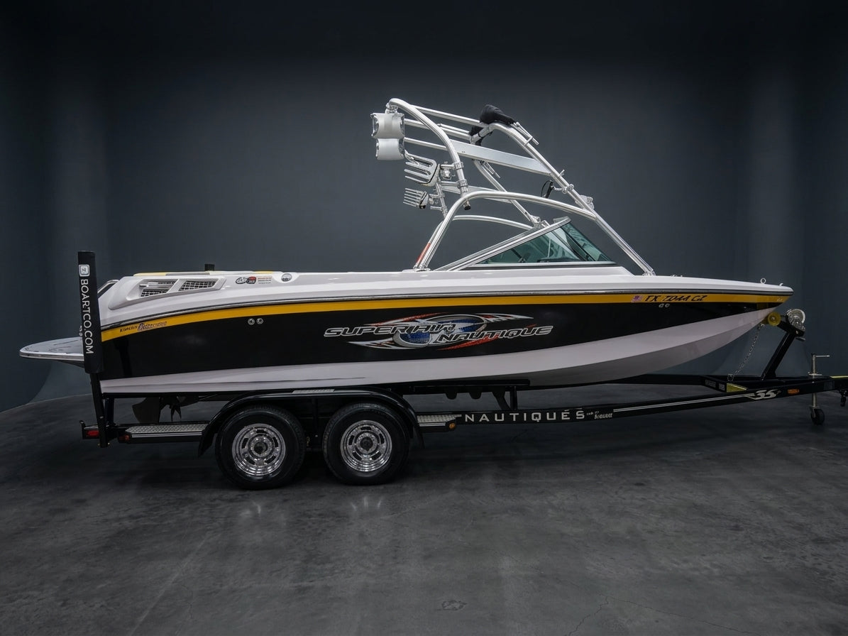 2008 Nautique SAN 210 TE - White / Black