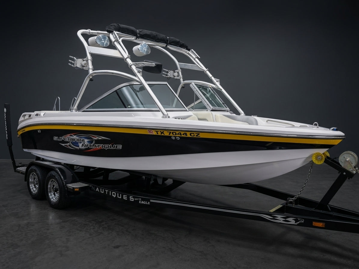 2008 Nautique SAN 210 TE - White / Black