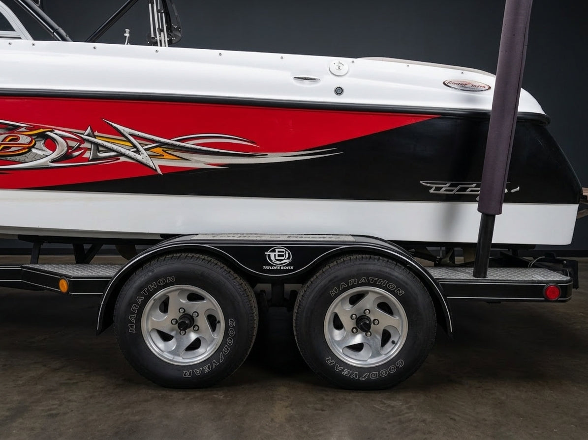 2005 Tige 22V in Red w/ White interior