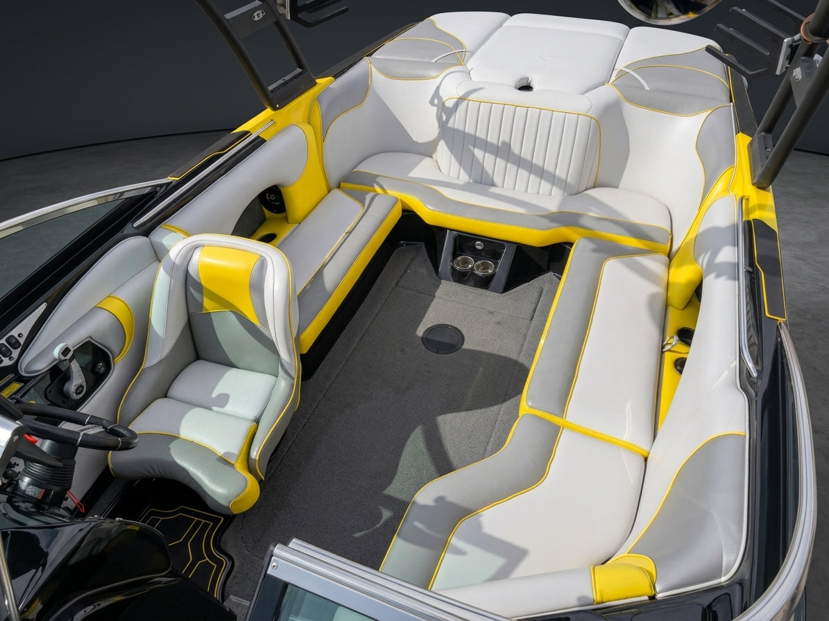 2018 Sanger SV237 in Yellow w/ White interior