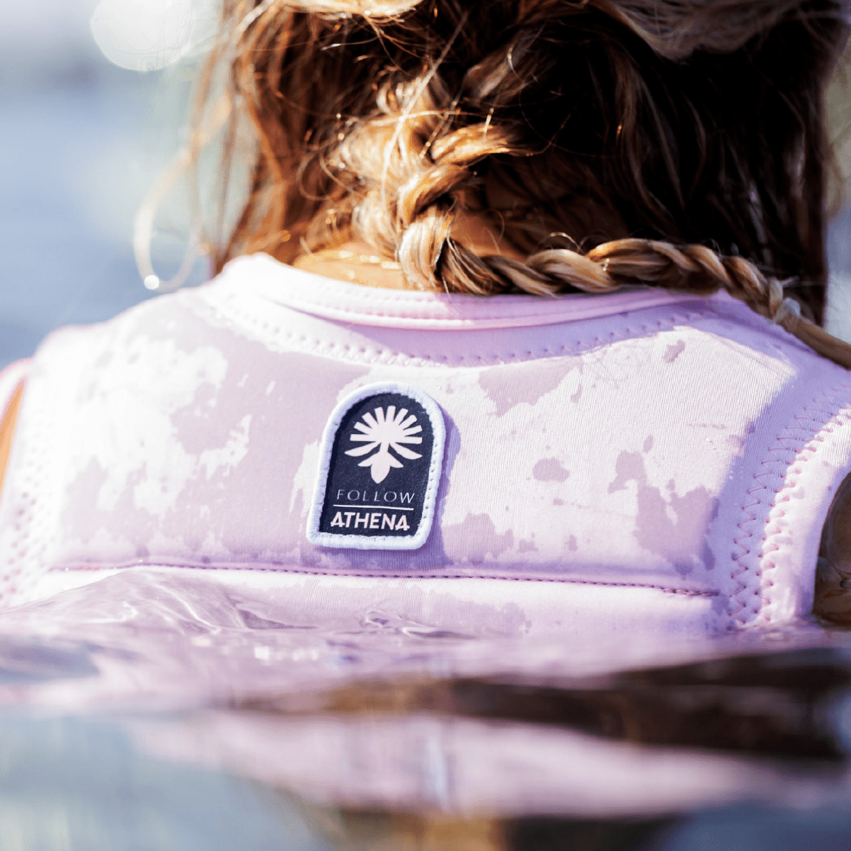 Follow Athena Ladies Comp Wake Vest in Pink - BoardCo