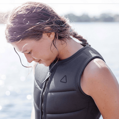 Follow Corp Ladies Comp Wake Vest in Black - BoardCo