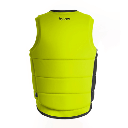 Follow Corp Men's Comp Wake Vest in Fluro Yellow - BoardCo