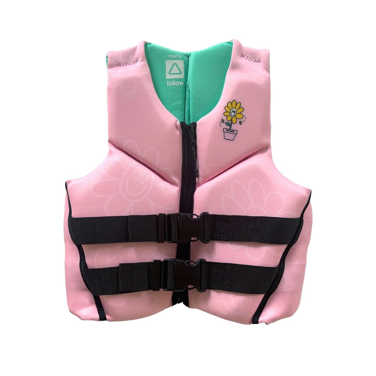 Follow Grommy Youth CGA Life Jacket in Pink - BoardCo