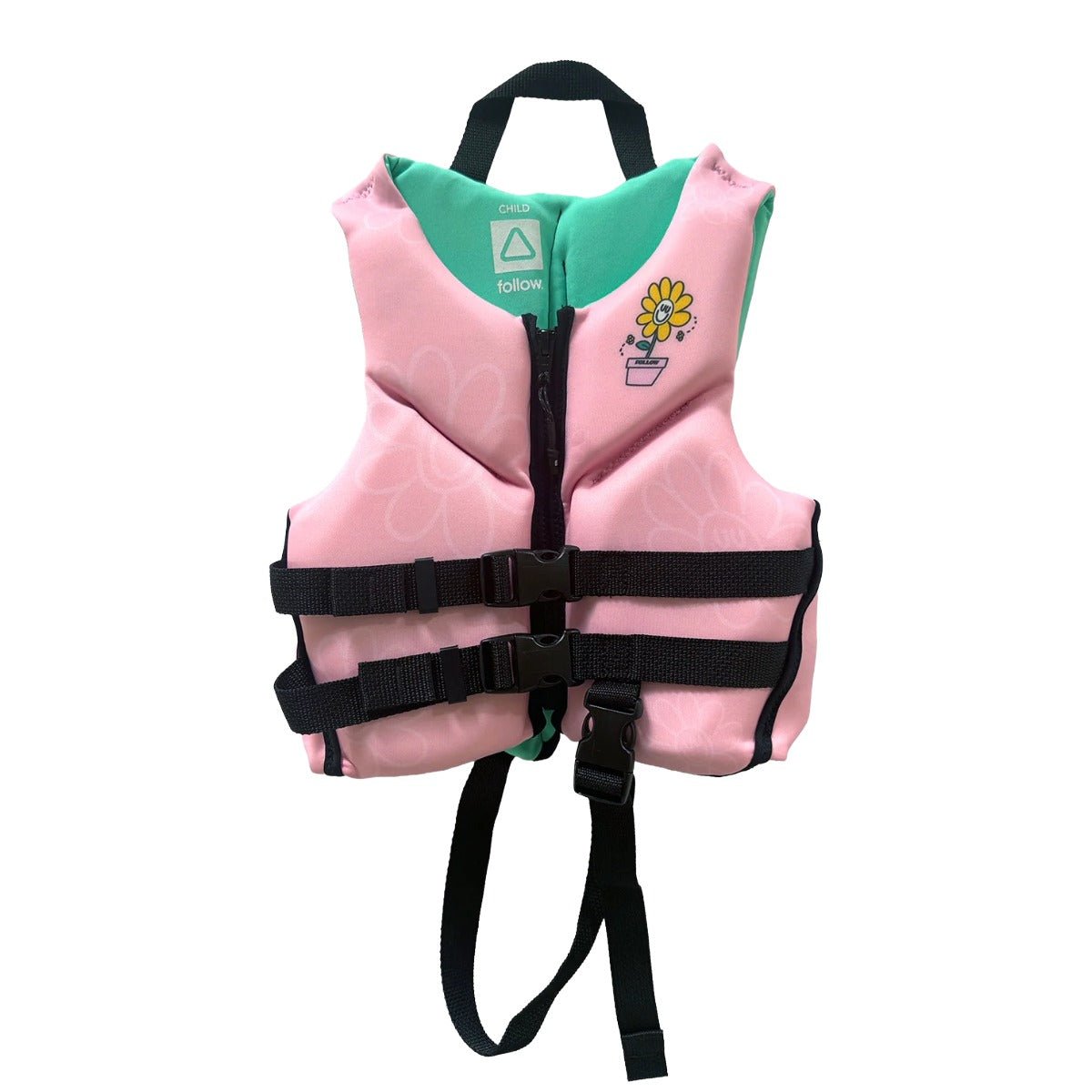 Follow Grommy Youth CGA Life Jacket in Pink - BoardCo