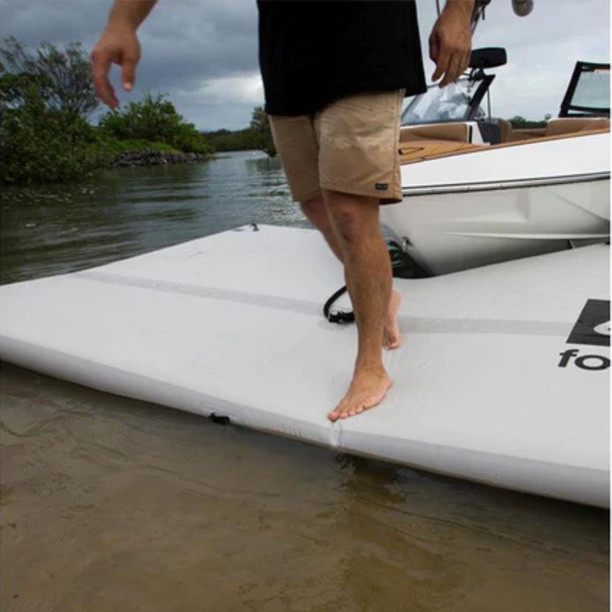 Follow Inflatable Dock - Front - BoardCo