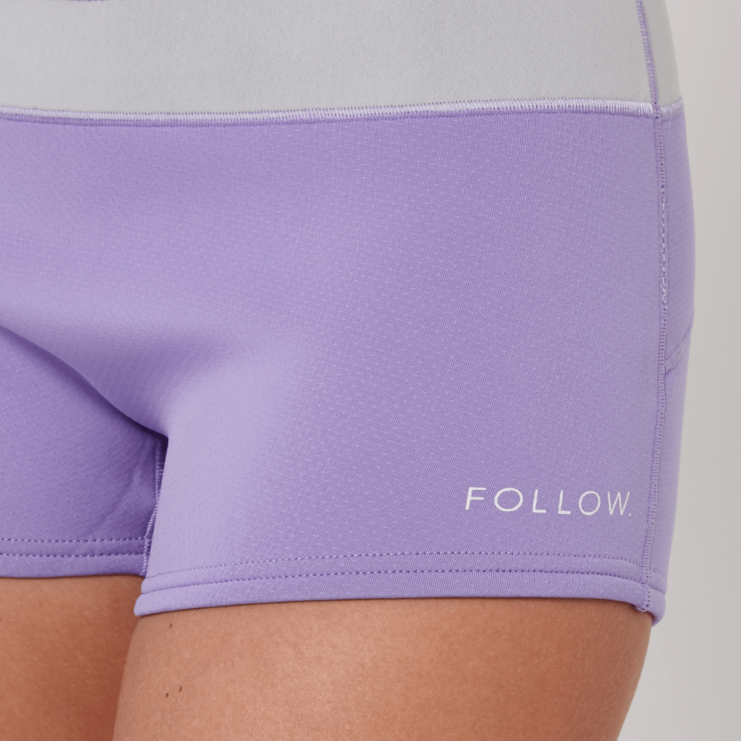 Follow Ladies Wetsuit Shorts in Purple - BoardCo