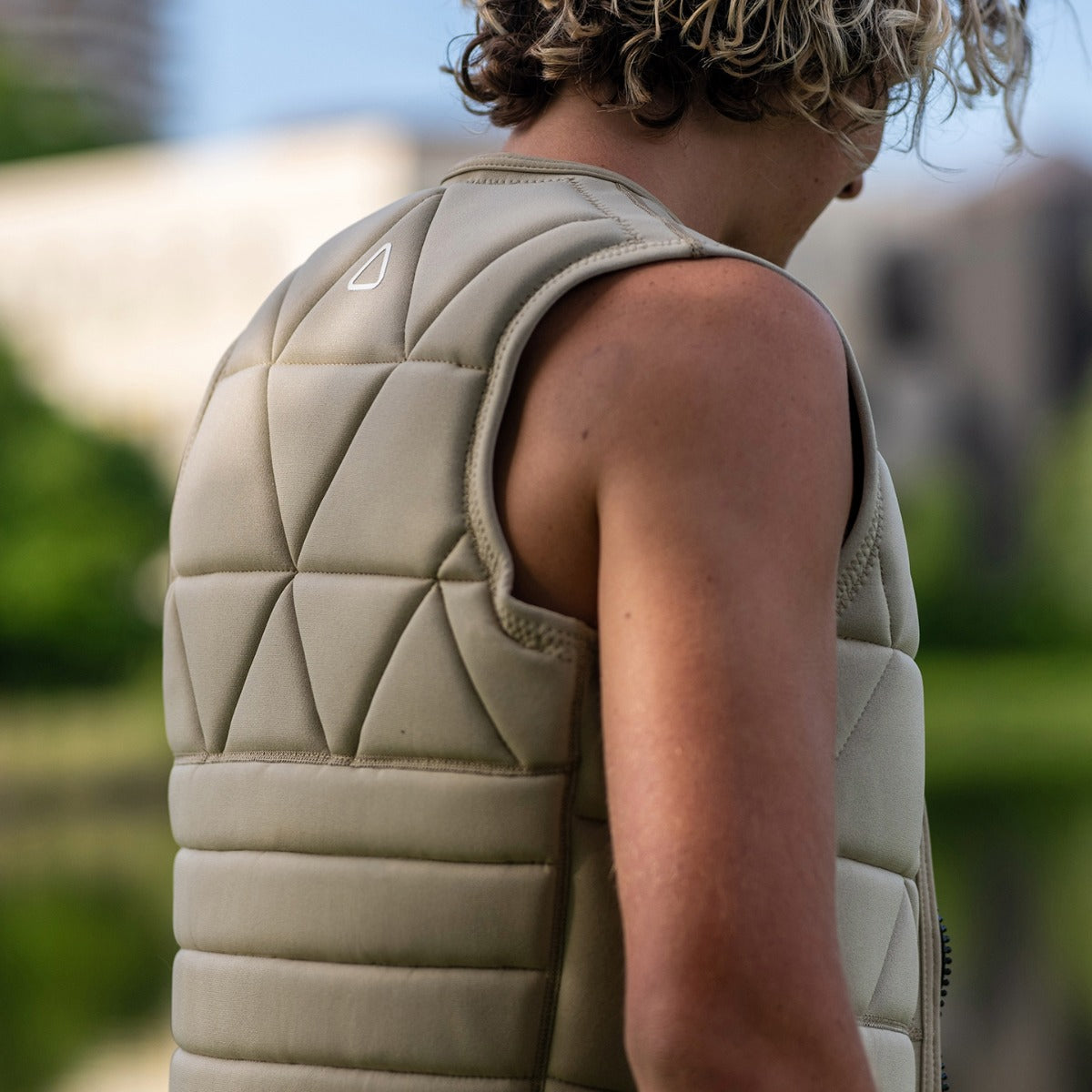 Follow Love Nor Money Men's Comp Wake Vest in Khaki
