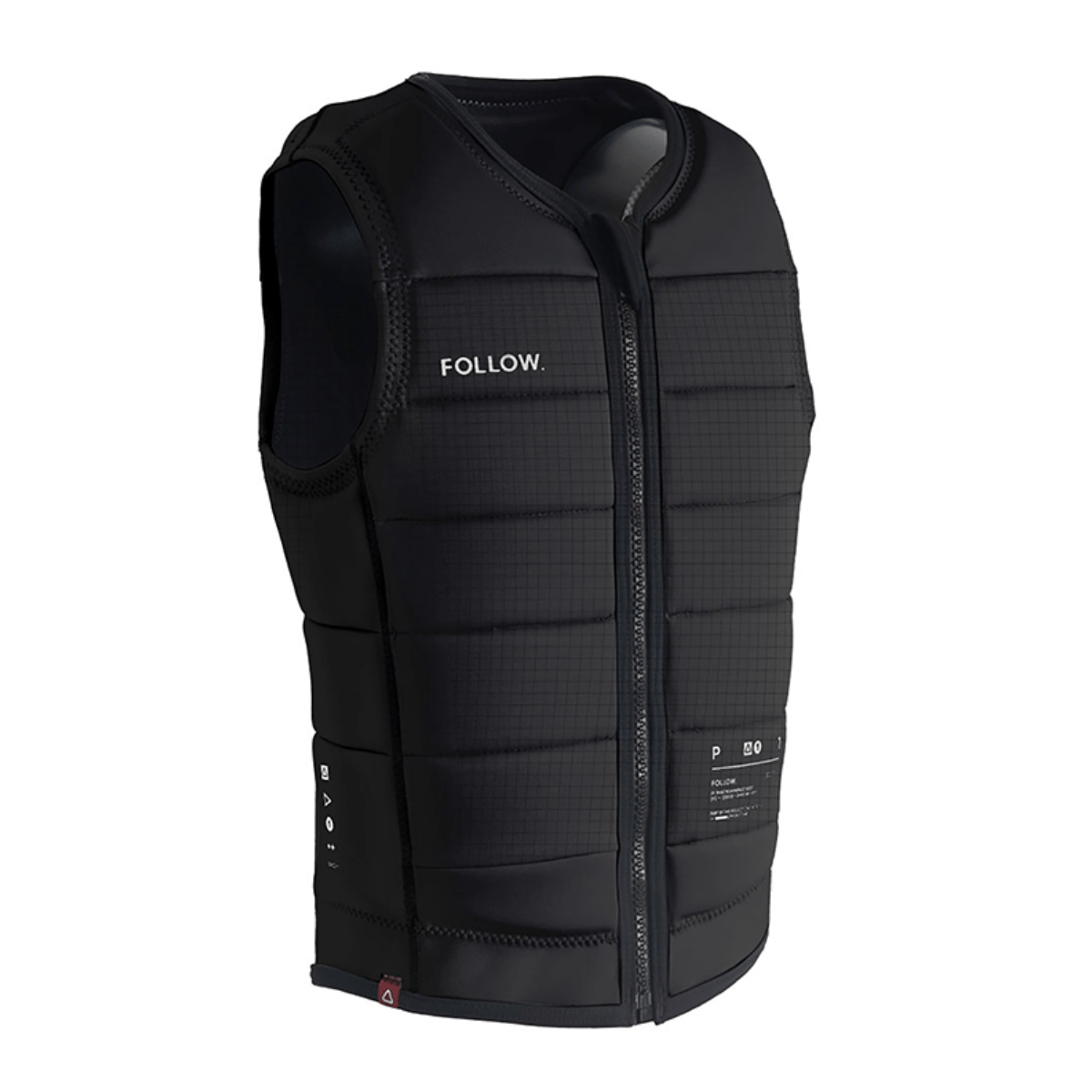 Comp Vest Men's Follow P1 Traction Men's Comp Wake Vest in Black – BoardCo
