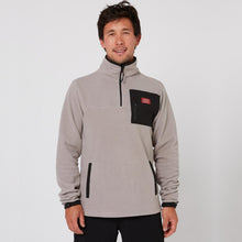 Follow Polar Crew Fleece in Stone - BoardCo