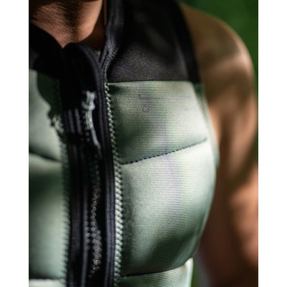 Follow Section Comp Wake Vest in Black/Petina - BoardCo