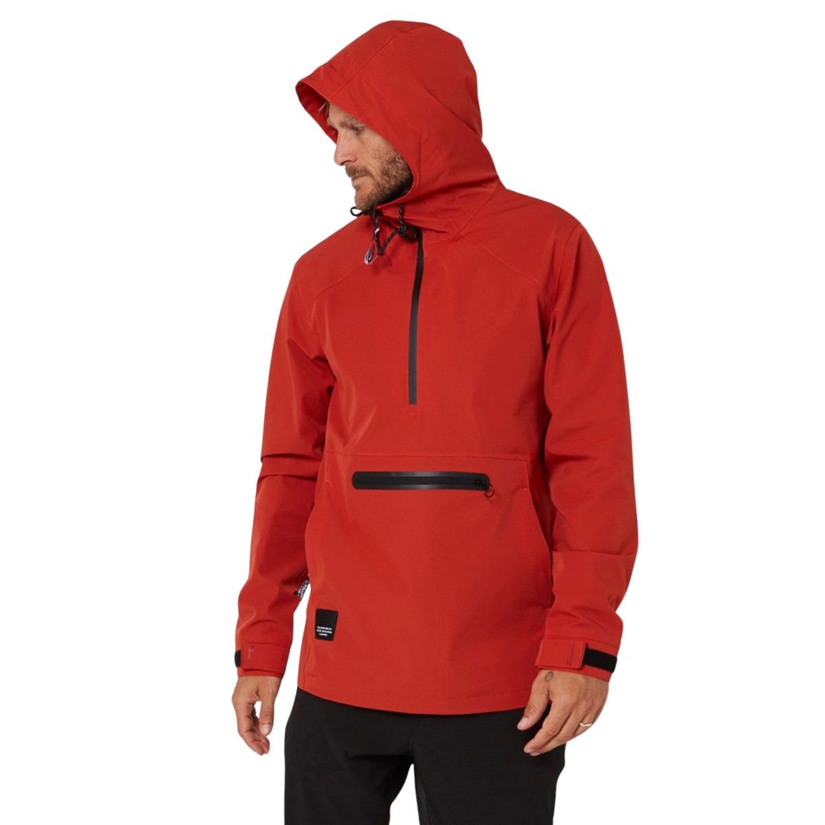 Follow Spray Anorak in Dirty Red - BoardCo