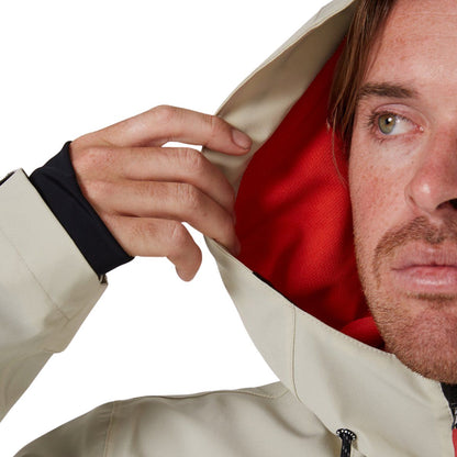 Follow Spray Zip Through Jacket in Bone - BoardCo