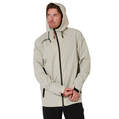 Follow Spray Zip Through Jacket in Bone - BoardCo
