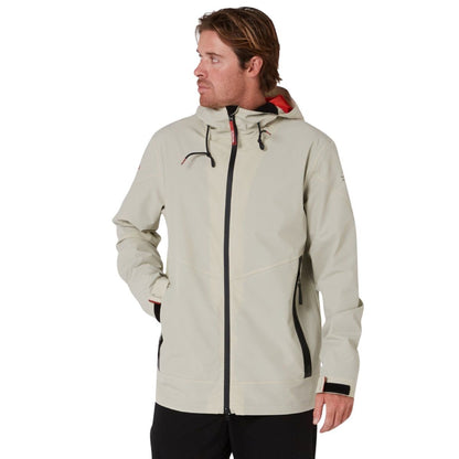 Follow Spray Zip Through Jacket in Bone - BoardCo