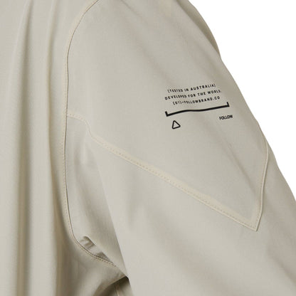 Follow Spray Zip Through Jacket in Bone - BoardCo