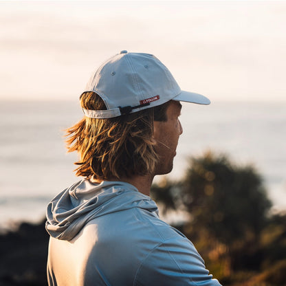 Follow Sun Hood Long Sleeve in Light Grey - BoardCo