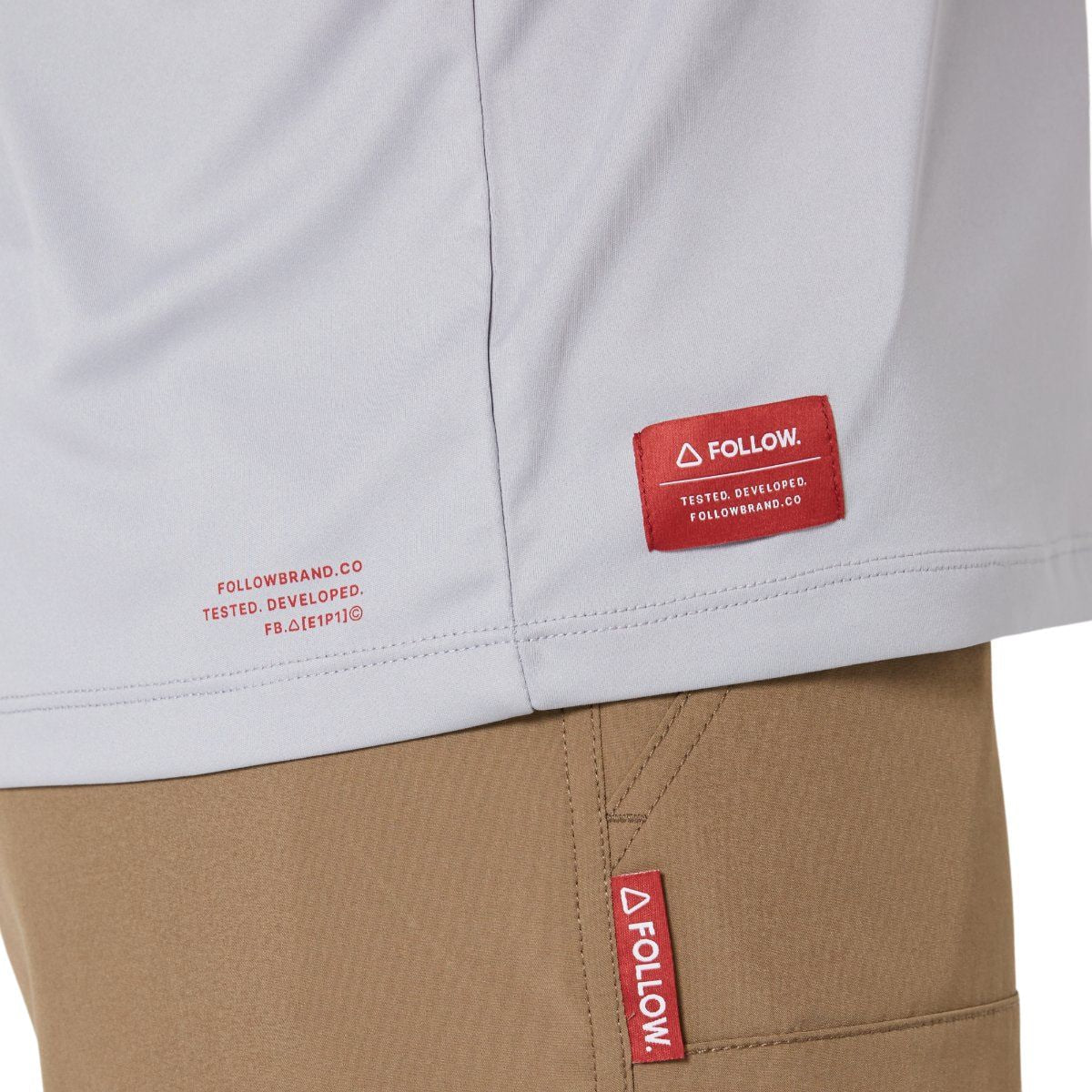 Follow Sun Tee in Light Grey - BoardCo