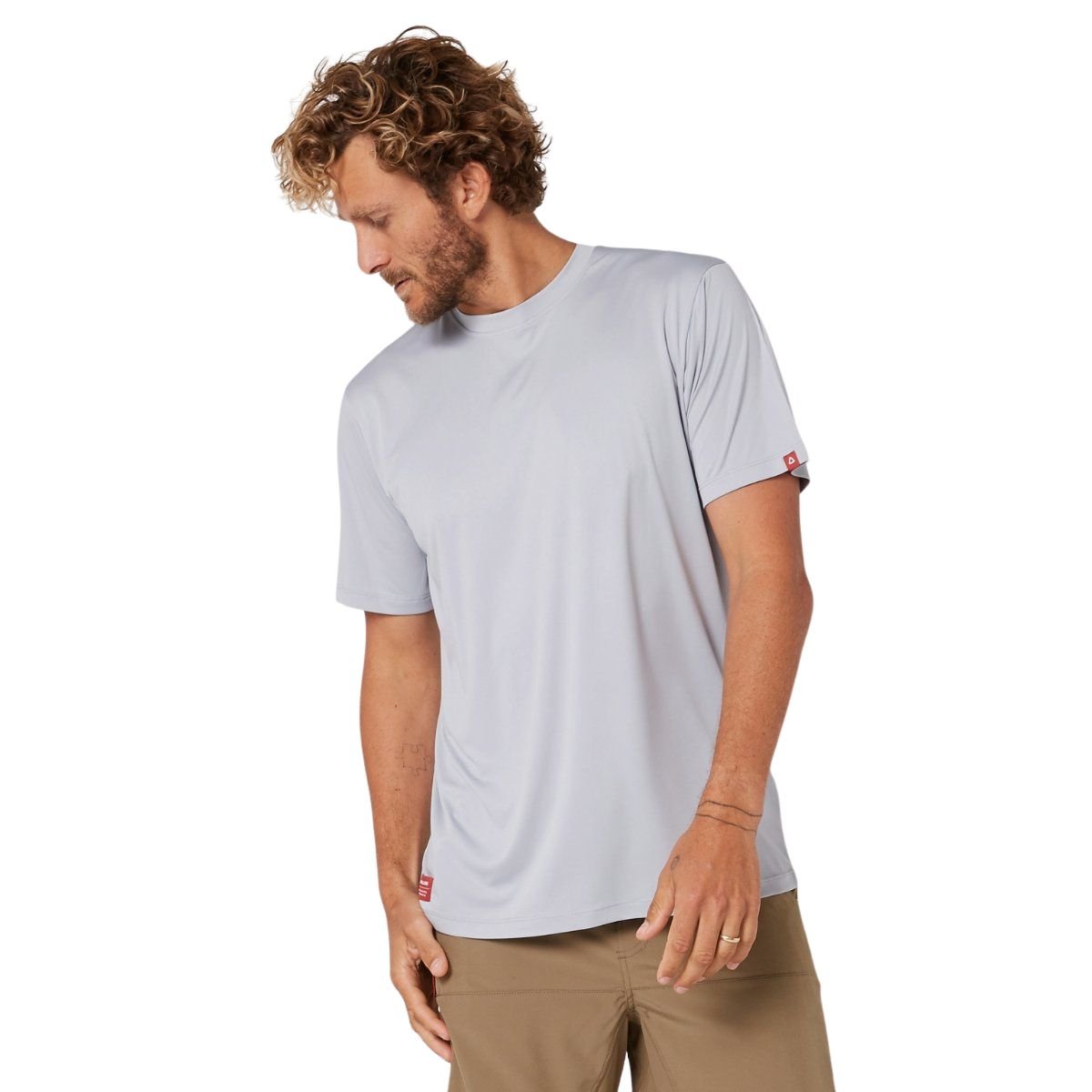 Follow Sun Tee in Light Grey - BoardCo