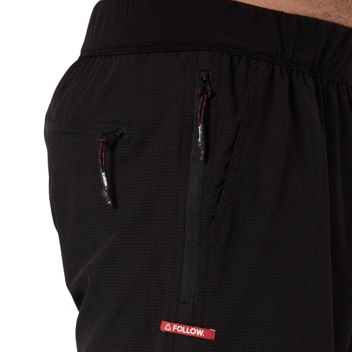 Follow Tech Shorts in Black - BoardCo