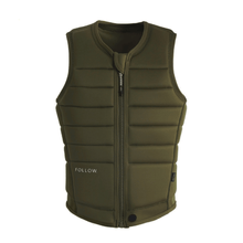 Follow Total Ladies Comp Wake Vest in Olive - BoardCo