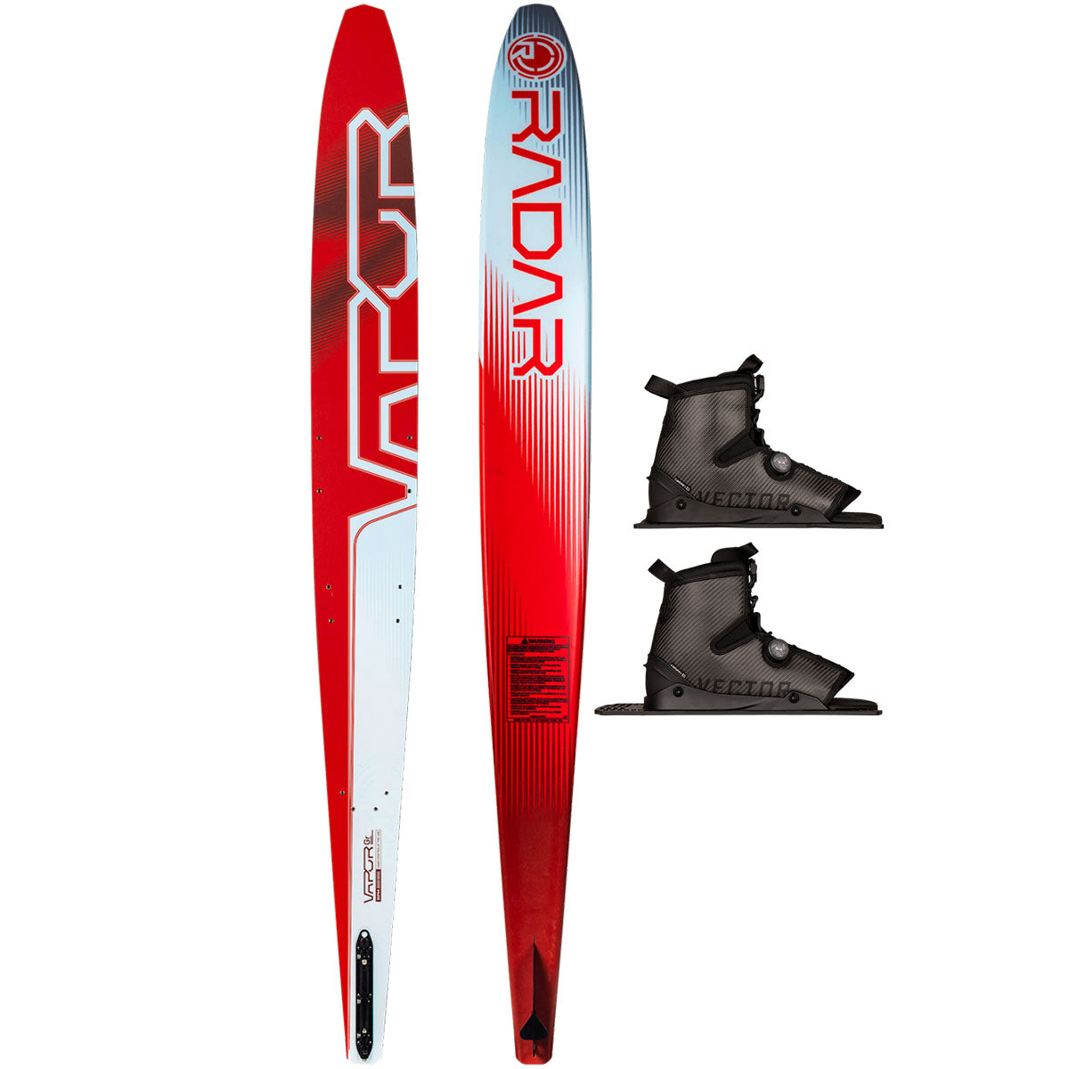 Radar Graphite Vapor w/ Double Carbitex Vector BOA Water Ski Package 2026