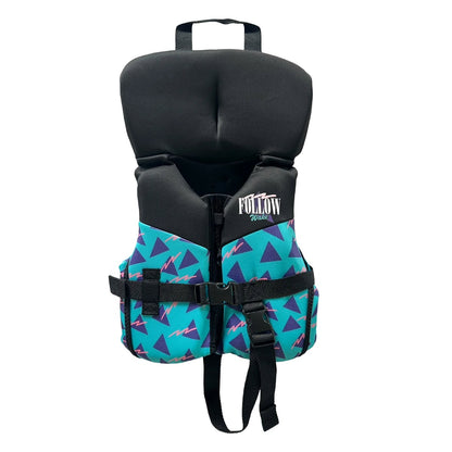 Follow Grommy Infant CGA Life Jacket in Black/Teal