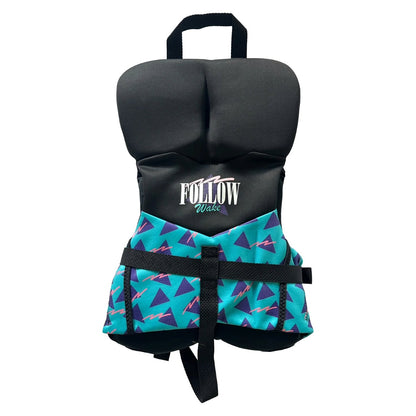 Follow Grommy Infant CGA Life Jacket in Black/Teal