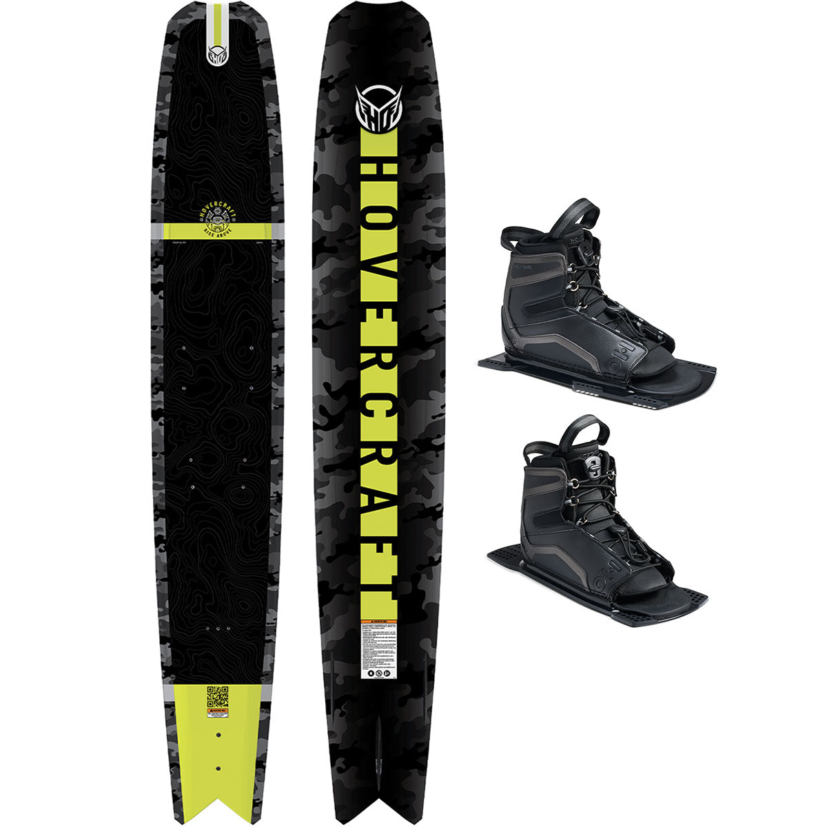 HO Hovercraft Fluro Camo w/ Double Stance UltraLite Water Ski Package 2026