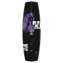 Hyperlite Blueprint Wakeboard 2027, black and purple top with white graphic panels
