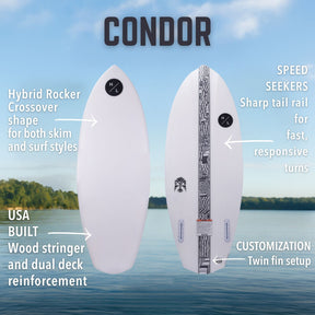Hyperlite Condor Wakesurf Board 2025 - BoardCo