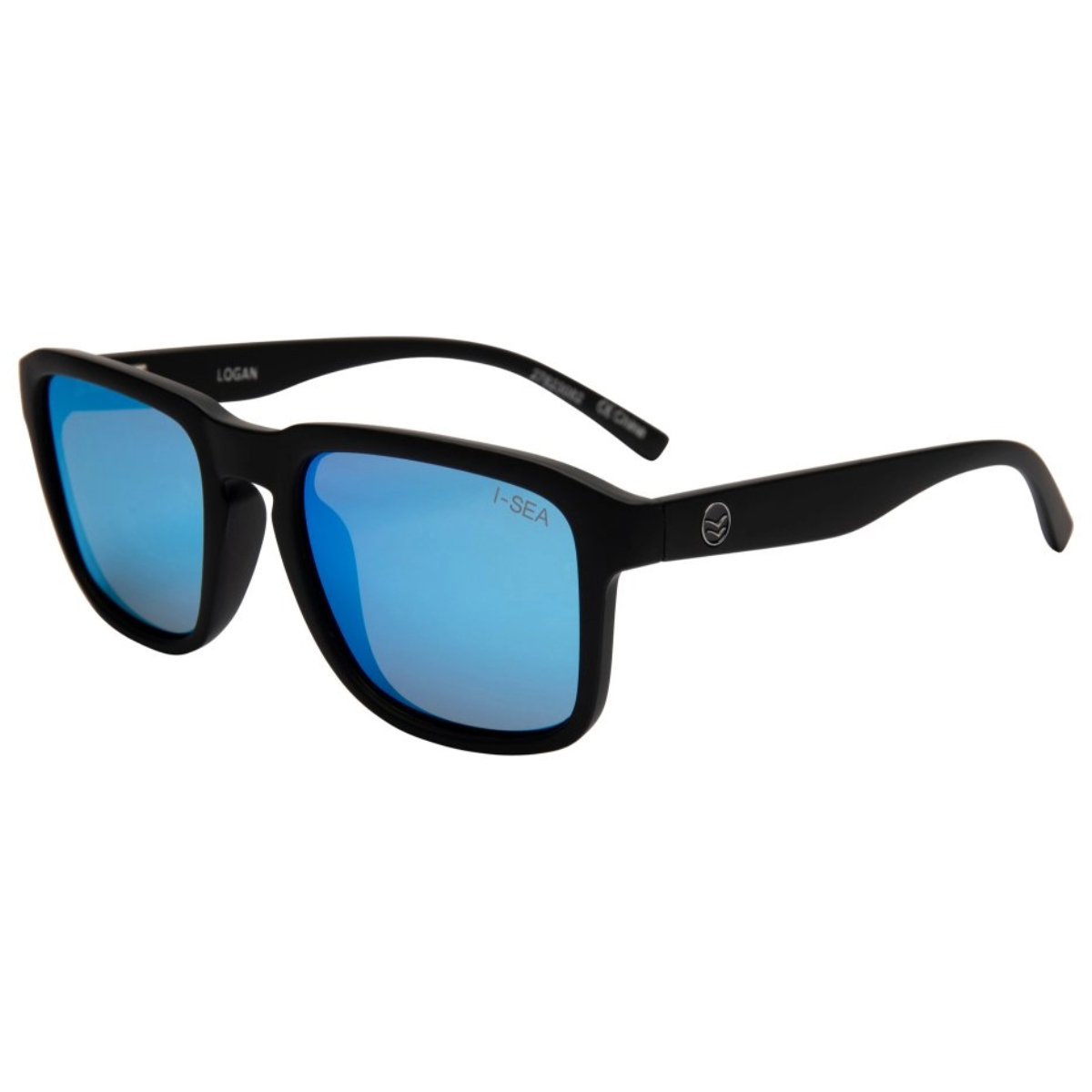 I - Sea Logan Sunglasses in Black/T - Blue - BoardCo