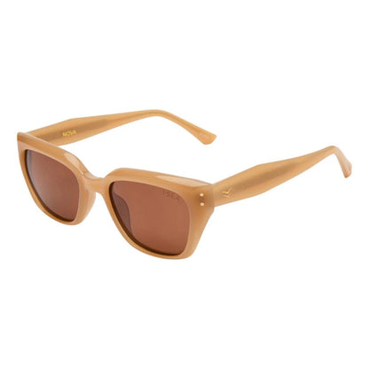 I - Sea NOVA Sunglasses in Vanilla/ Brown - BoardCo