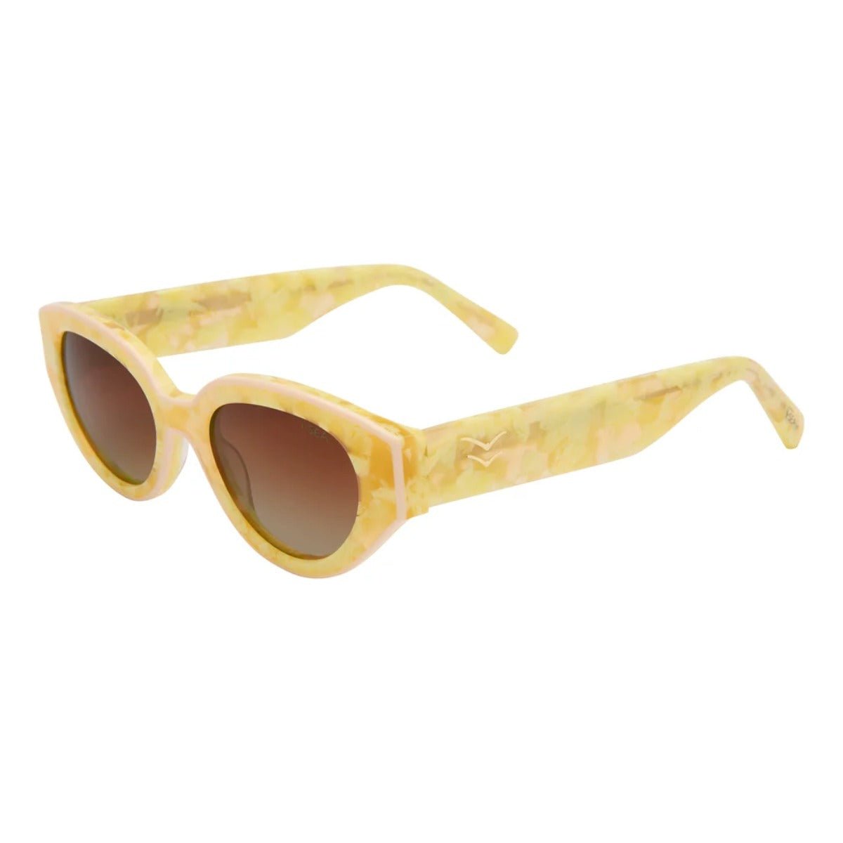 I - Sea Suki Sunglasses in Citrus/ Brown - BoardCo