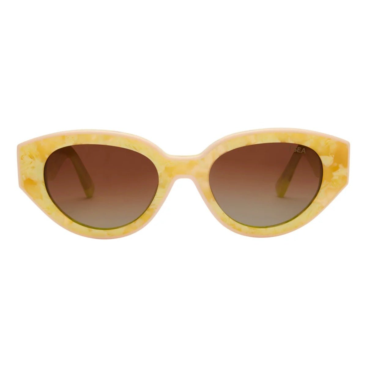 I - Sea Suki Sunglasses in Citrus/ Brown - BoardCo