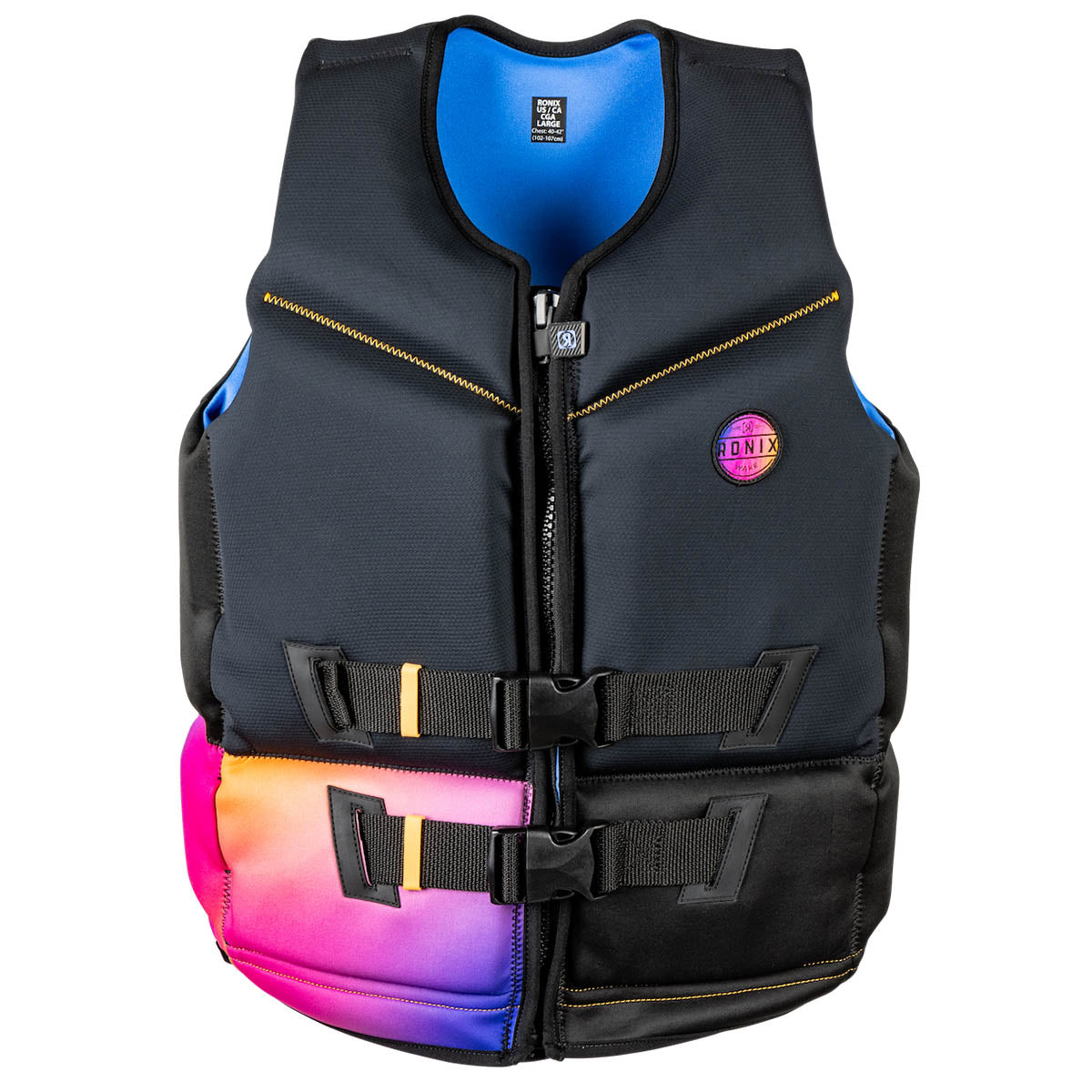 Ronix Women's Imperial Capella 3.0 CGA Life Jacket in Black / Prism