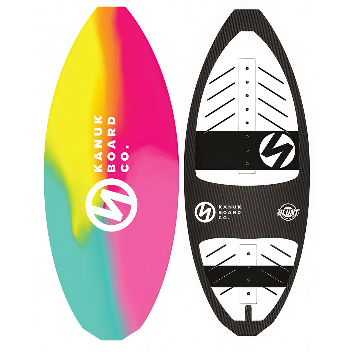 Kanuk Blunt Carbon Pro Skim Wakesurf Board in Pink Splash - BoardCo