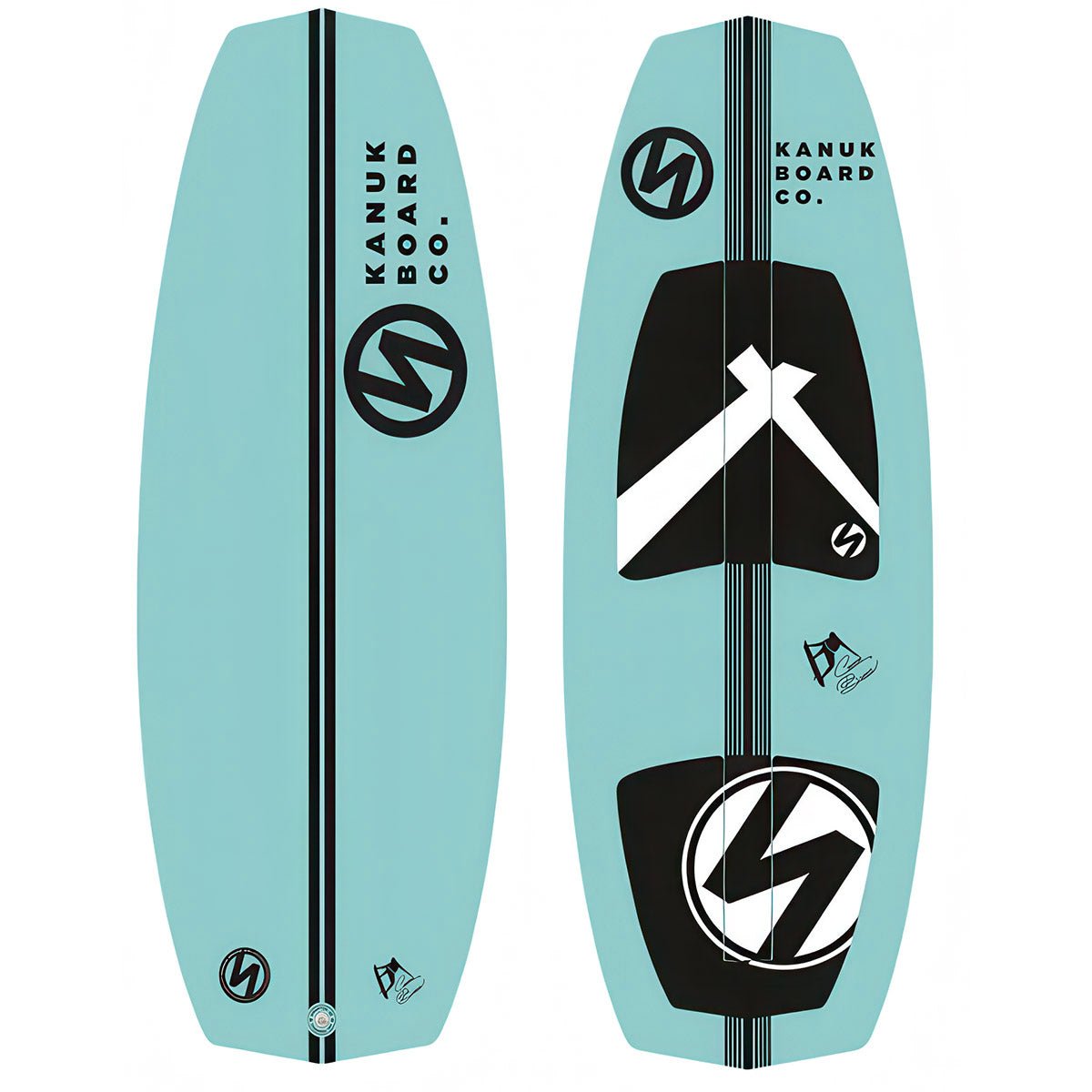 Kanuk Burnsy Pro Wakesurf Board in Teal - BoardCo