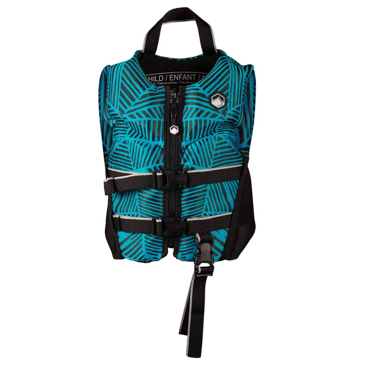 Liquid Force Fury Kids CGA Life Jacket in Blue/Black - BoardCo