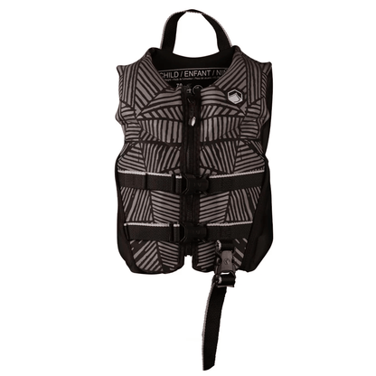 Liquid Force Fury Kids CGA Life Jacket in Grey/Black - BoardCo