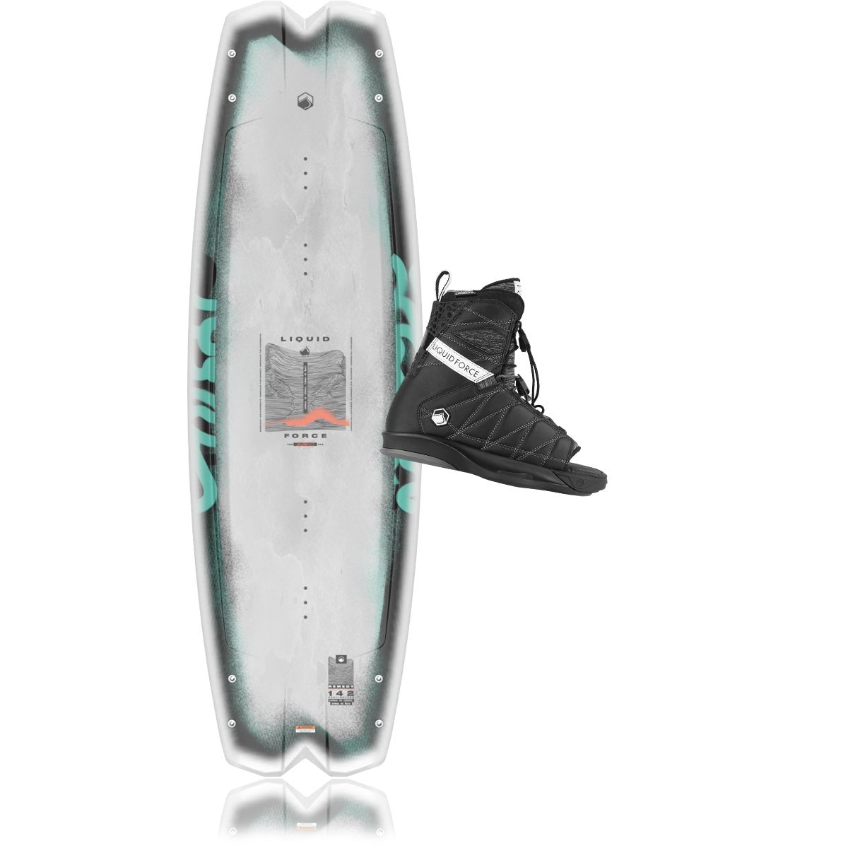 Liquid Force Remedy w/ Classic 6X OT Wakeboard Package 2025 - BoardCo