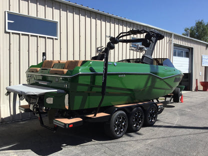Malibu 25 LSV with GX Tower and Factory Bimini Double Up Storage Cover - BoardCo