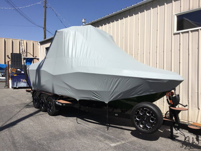 Malibu 25 LSV with GX Tower and Factory Bimini Double Up Storage Cover - BoardCo