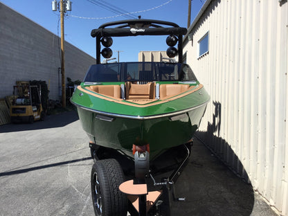 Malibu 25 LSV with GX Tower and Factory Bimini Double Up Storage Cover - BoardCo