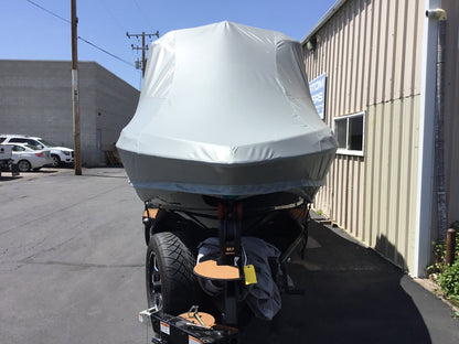 Malibu 25 LSV with GX Tower and Factory Bimini Double Up Storage Cover - BoardCo